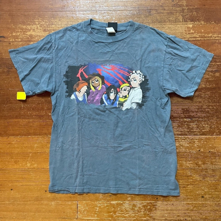 Rare Vintage 90s KORN Band Tour Concert T Shirt Cartoon Mens Medium 1996