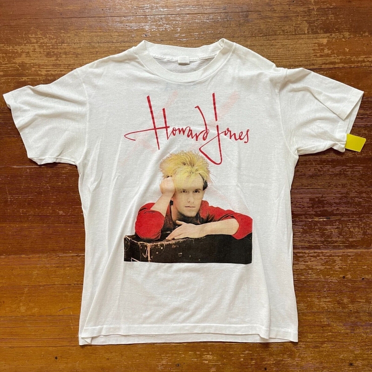Vintage 80s Howard Jones Band Concert Tour T Shirt Mens Large 1985